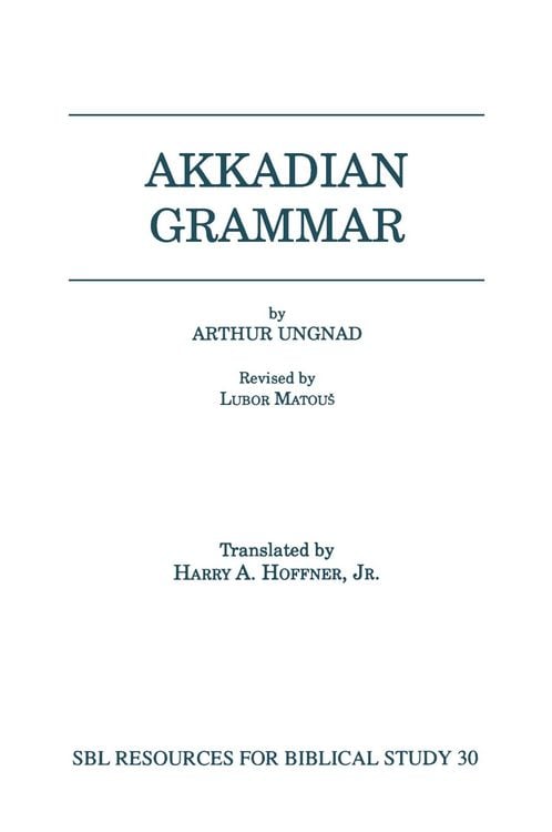 Produktbild: Akkadian Grammar