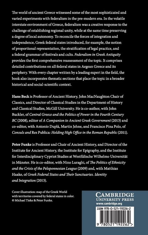 Produktbild: Federalism in Greek Antiquity