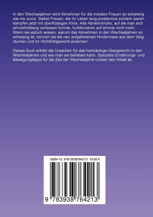 Produktbild: Erfolgreich abnehmen in den Wechseljahren
