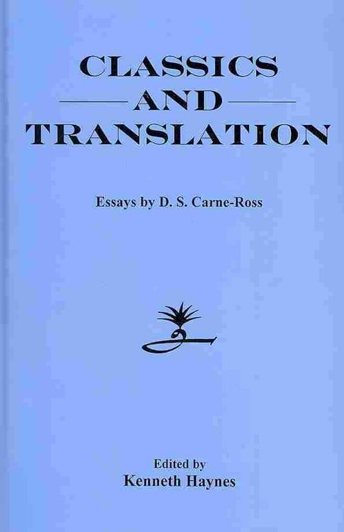 Produktbild: Classics and Translation: Essays