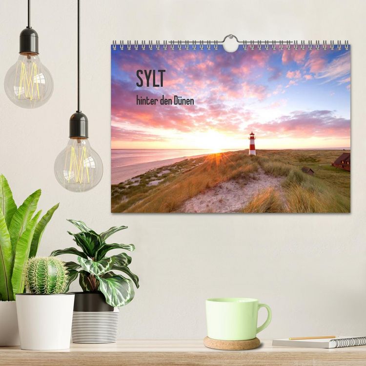 Produktbild: SYLT hinter den D&uuml;nen (Wandkalender 2026 DIN A4 quer), CALVENDO Monatskalender