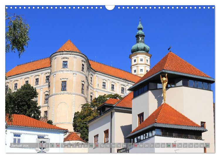 Produktbild: Mikulov in Tschechien (Wandkalender 2026 DIN A3 quer), CALVENDO Monatskalender