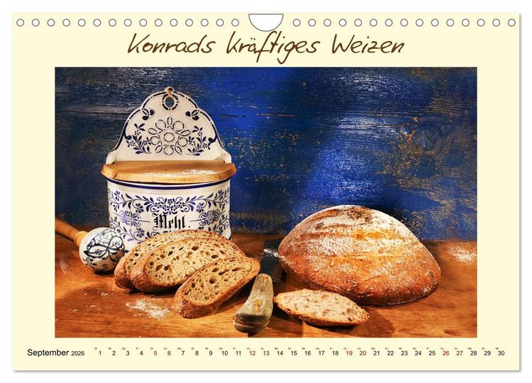 Produktbild: Mein liebstes Brot (Wandkalender 2026 DIN A4 quer), CALVENDO Monatskalender