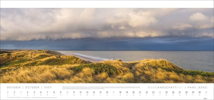 Produktbild: Meerlandschaft SYLT Kalender 2027 - Hans Jessel
