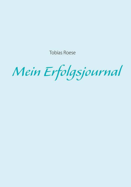 Produktbild: Mein Erfolgsjournal