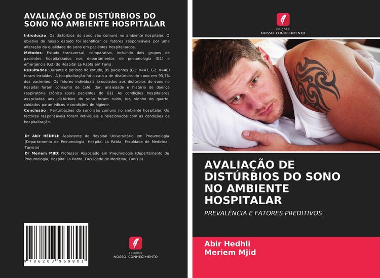 Produktbild: AVALIA&Ccedil;&Atilde;O DE DIST&Uacute;RBIOS DO SONO NO AMBIENTE HOSPITALAR