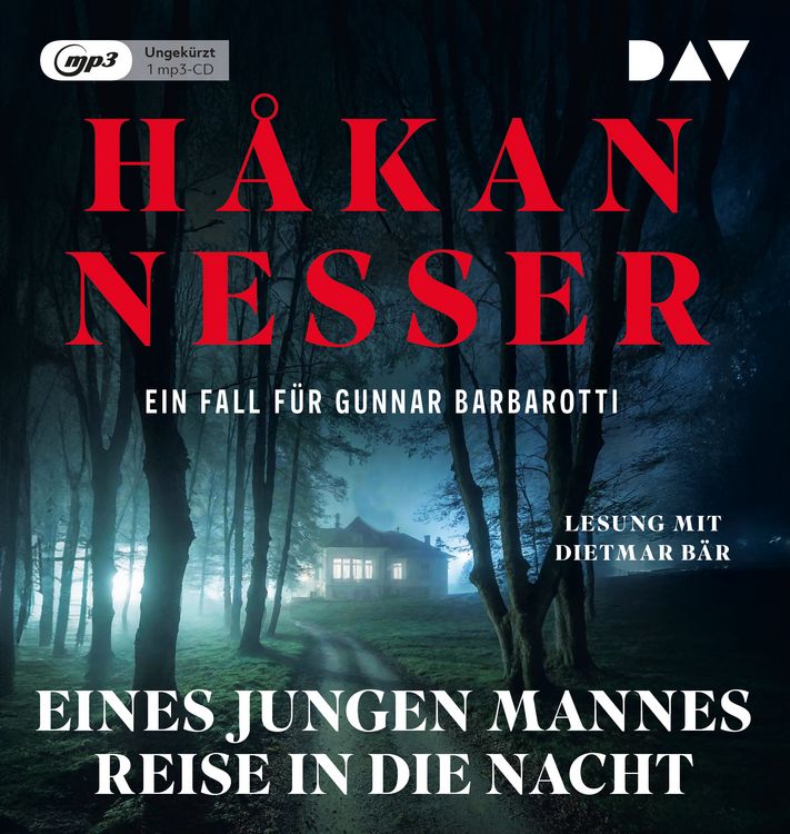 Produktbild: Eines jungen Mannes Reise in die Nacht. Ein Fall f&uuml;r Gunnar Barbarotti