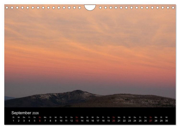 Produktbild: Bayerischer Wald - der Osten Bayerns (Wandkalender 2026 DIN A4 quer), CALVENDO Monatskalender