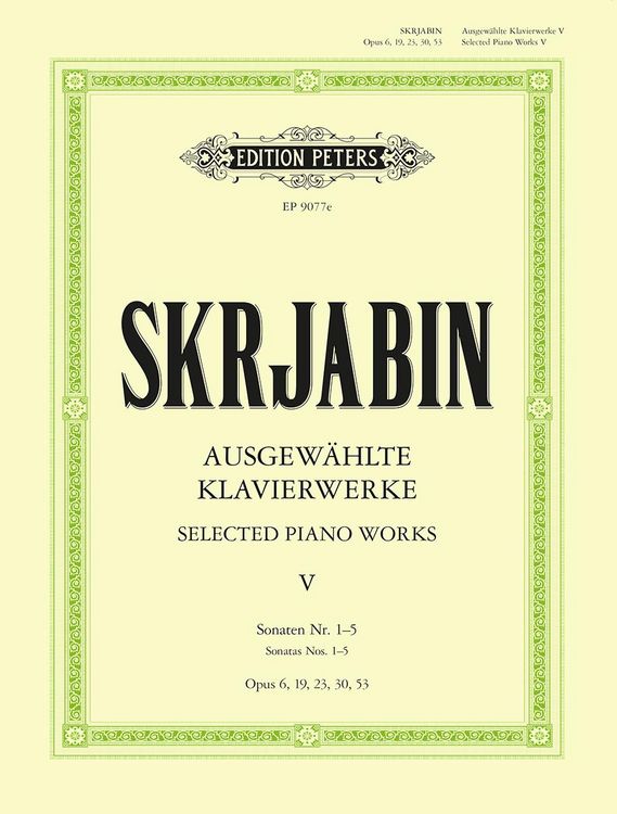 Selected Piano Works -- Sonatas Nos. 1-5