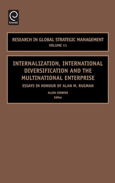 Produktbild: Internalization, International Diversification and the Multinational Enterprise