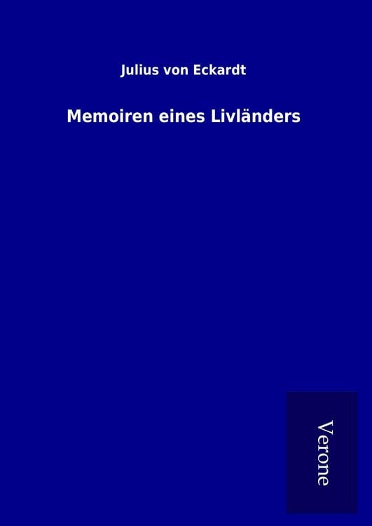 Produktbild: Memoiren eines Livl&auml;nders