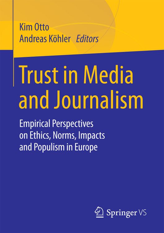 Produktbild: Trust in Media and Journalism
