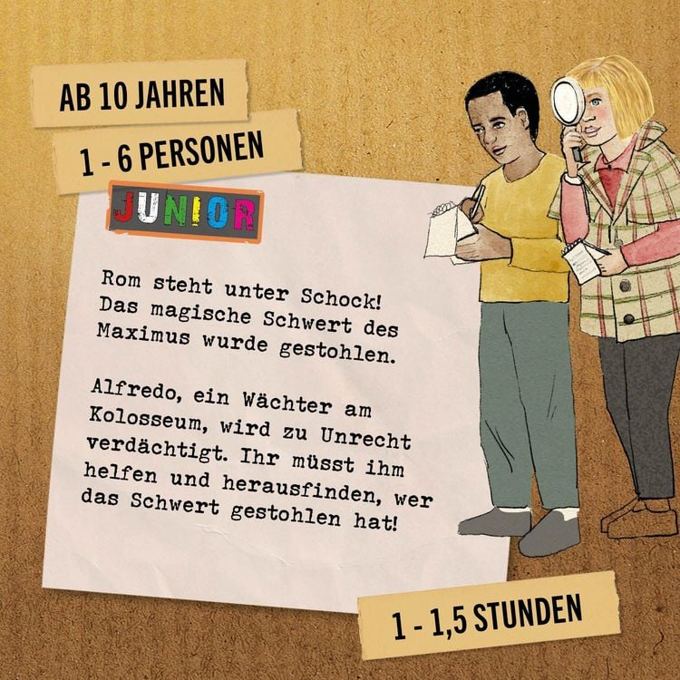 Produktbild: Hidden Games Tatort: Das verschollene Schwert (Junior)