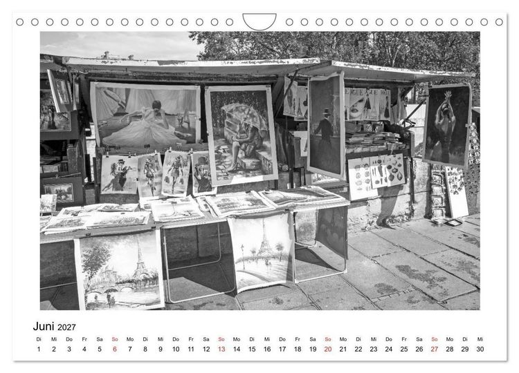 Produktbild: Paris vive la m&eacute;tropole (Wandkalender 2027 DIN A4 quer), CALVENDO Monatskalender