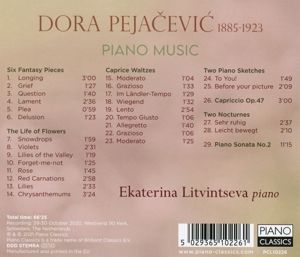 Produktbild: Pejacevic:Piano Music