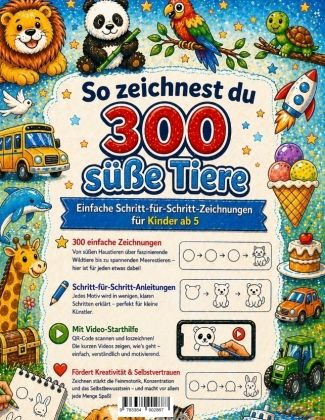 Produktbild: Mikulaschek, D: So zeichnest du 300 s&uuml;&szlig;e Tiere