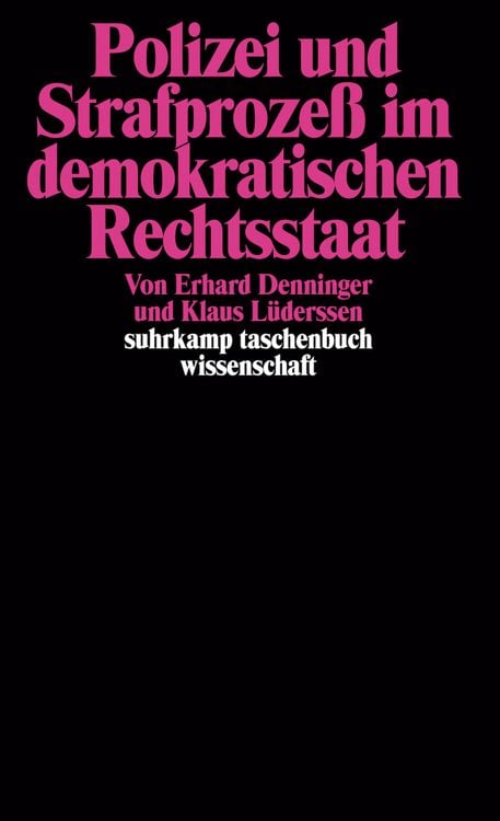Produktbild: Polizei und Strafproze&szlig; im demokratischen Rechtsstaat