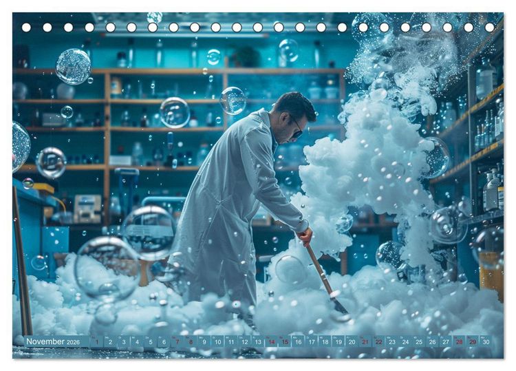 Produktbild: Montag im Labor (Tischkalender 2026 DIN A5 quer), CALVENDO Monatskalender