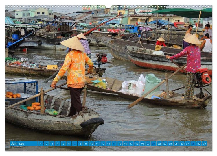 Produktbild: Vielseitiges Vietnam (Wandkalender 2026 DIN A2 quer), CALVENDO Monatskalender