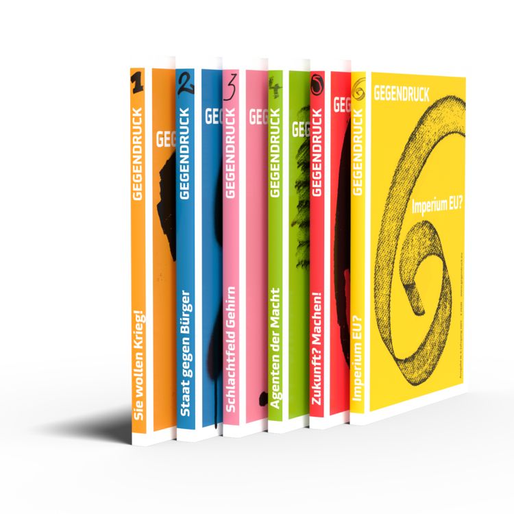 Produktbild: Gegendruck. Ausgaben 1 - 6 im Bundle