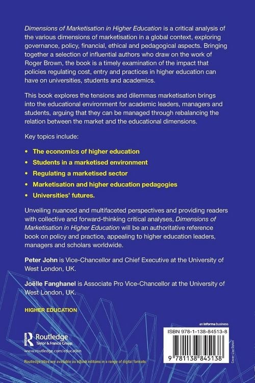 Produktbild: Dimensions of Marketisation in Higher Education