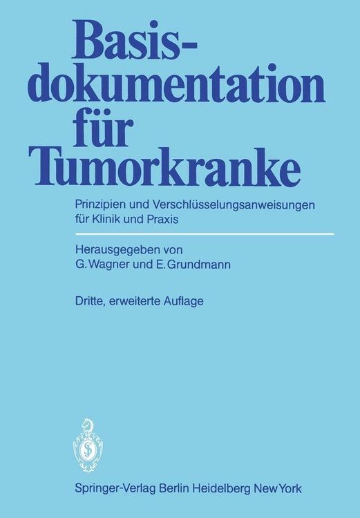 Produktbild: Basisdokumentation f&uuml;r Tumorkranke