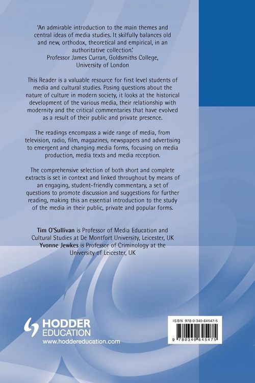Produktbild: The Media Studies Reader
