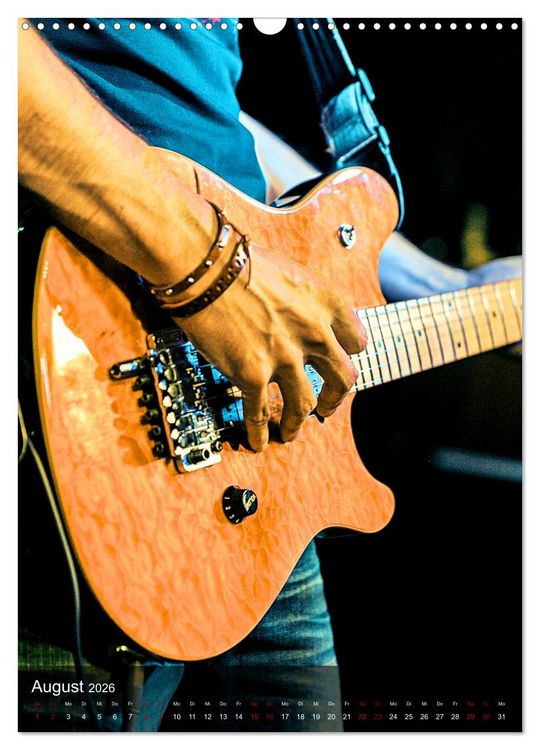Produktbild: Rockgitarren in Concert (Wandkalender 2026 DIN A3 hoch), CALVENDO Monatskalender