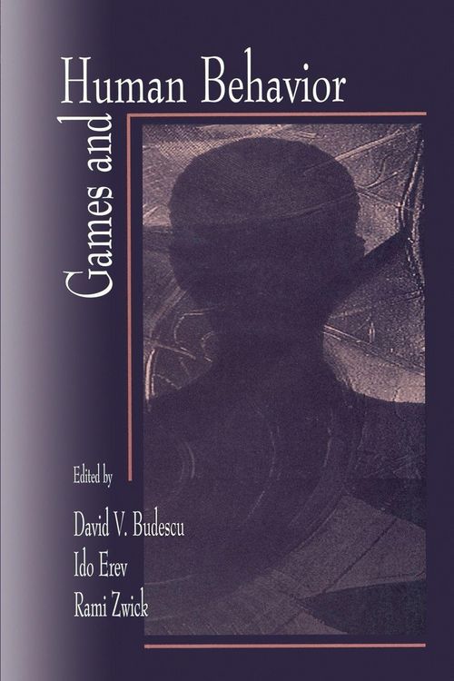 Produktbild: Games and Human Behavior