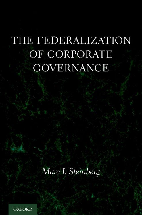 Produktbild: The Federalization of Corporate Governance