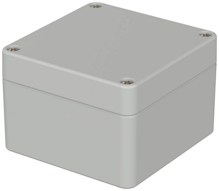 Produktbild: Bopla EUROMAS M 210 02210000 Industrie-Geh&auml;use 82 x 80 x 55 Polycarbonat Lichtgrau (RAL 7035) 1 St.