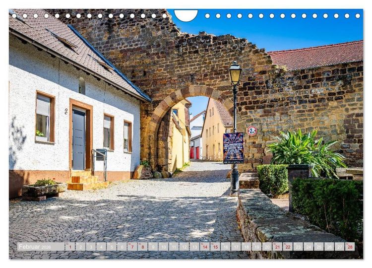Produktbild: Neuleiningen - Burg- und Weindorf (Wandkalender 2026 DIN A4 quer), CALVENDO Monatskalender