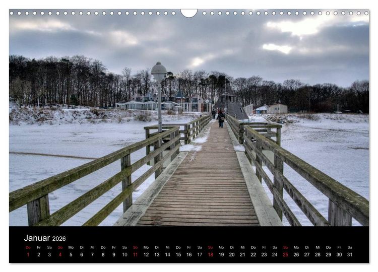 Produktbild: Impressionen von der Insel Usedom (Wandkalender 2026 DIN A3 quer), CALVENDO Monatskalender