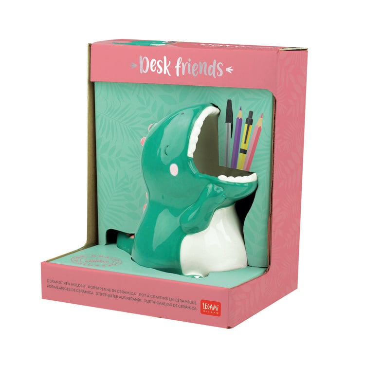 Produktbild: Legami Stiftehalter aus Keramik - Desk Friends - Dino