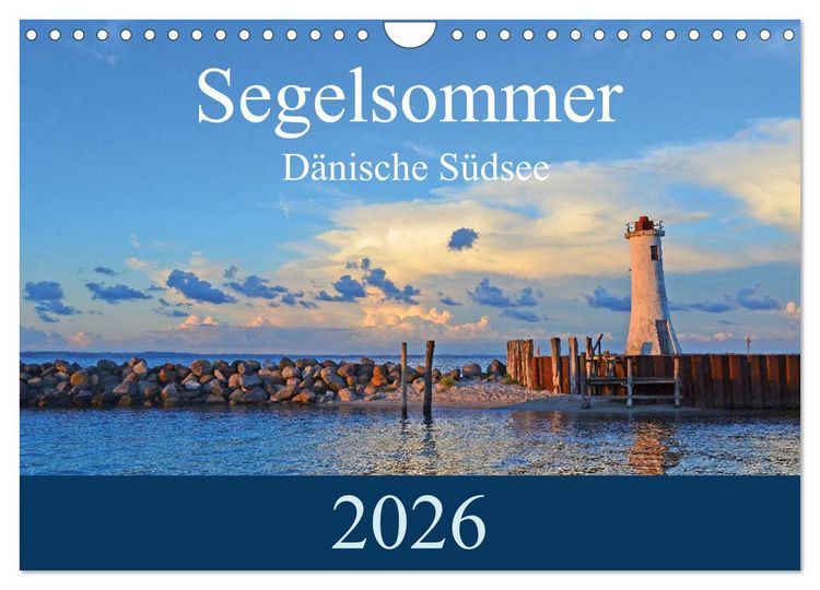 Produktbild: Segelsommer - D&auml;nische S&uuml;dsee (Wandkalender 2026 DIN A4 quer), CALVENDO Monatskalender