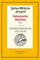 Produktbild: Apophthegmata teutsch
