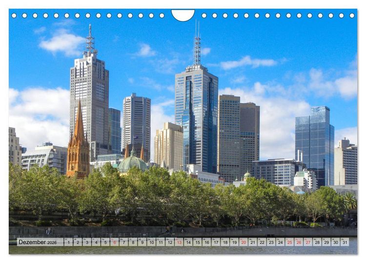 Produktbild: Australien - Australische Metropolen (Wandkalender 2026 DIN A4 quer), CALVENDO Monatskalender