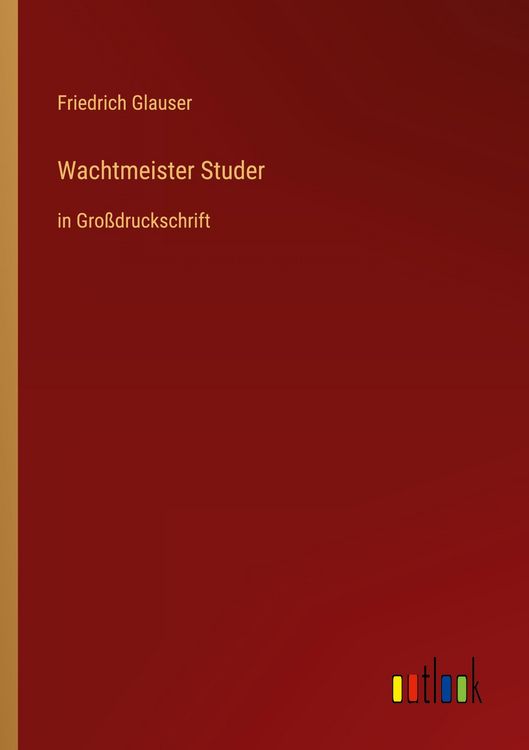 Produktbild: Wachtmeister Studer
