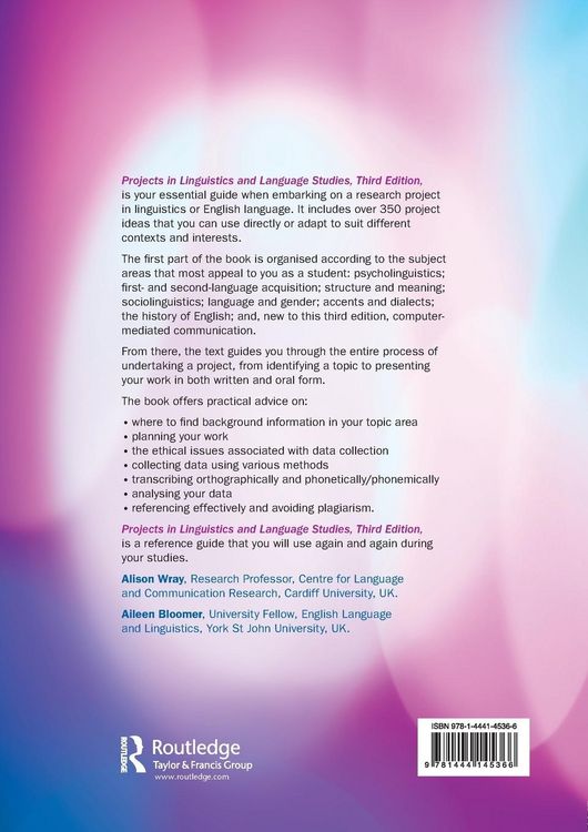 Produktbild: Projects in Linguistics and Language Studies