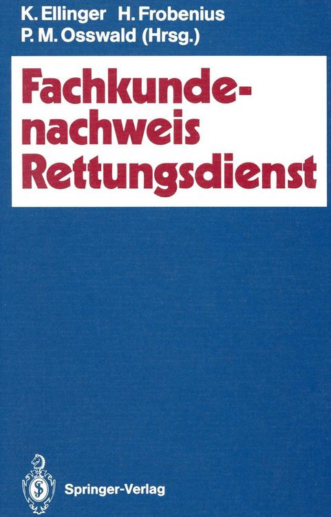 Produktbild: Fachkundenachweis Rettungsdienst