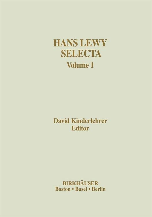 Produktbild: Hans Lewy Selecta