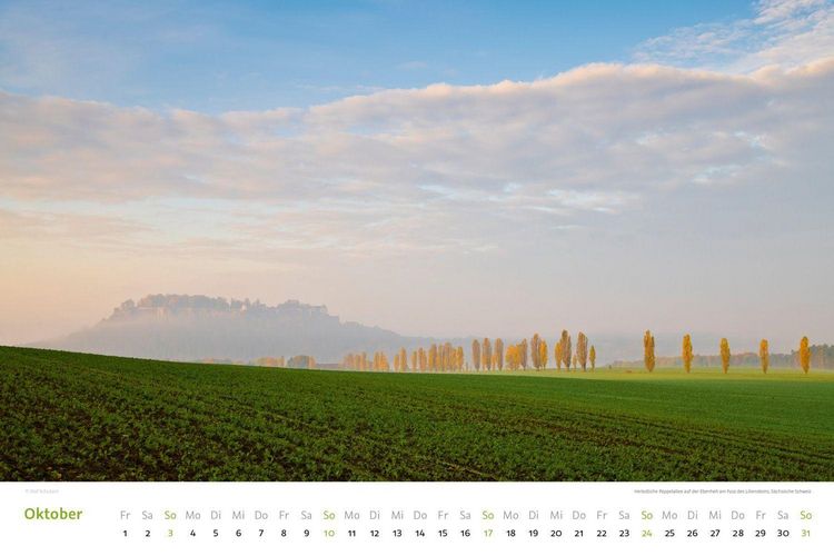 Produktbild: Kalender S&auml;chsische & B&ouml;hmische Schweiz 2027