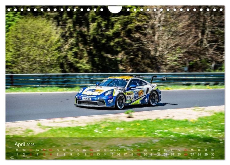 Produktbild: Motorsportkunst aus Weissach (Wandkalender 2026 DIN A4 quer), CALVENDO Monatskalender