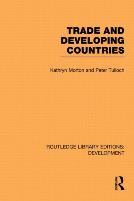 Produktbild: Trade and Developing Countries