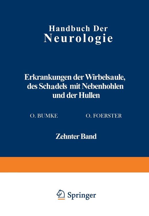 Produktbild: Erkrankungen der Wirbels&auml;ule des Sch&auml;dels mit Nebenh&ouml;hlen und der H&uuml;llen