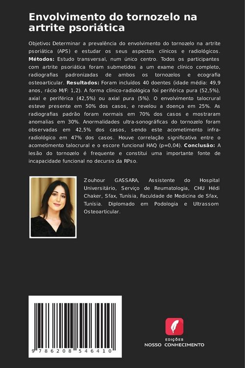 Produktbild: Envolvimento do tornozelo na artrite psori&aacute;tica