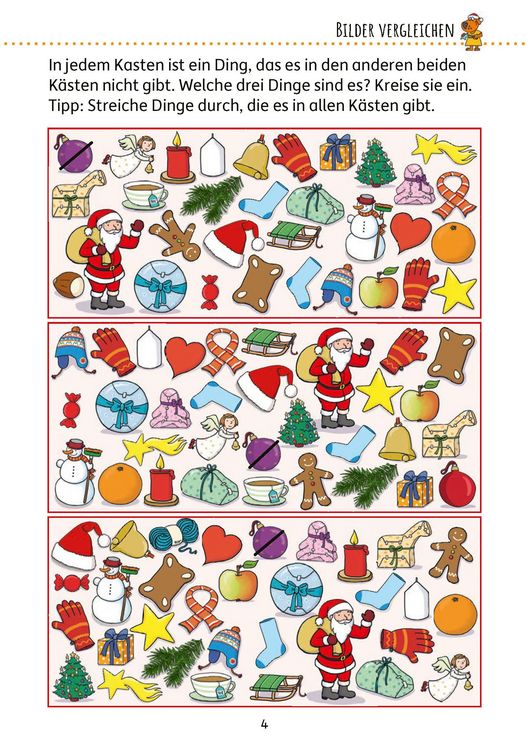 Produktbild: Weihnachtsr&auml;tsel &ndash; R&auml;tselblock ab 8 Jahre