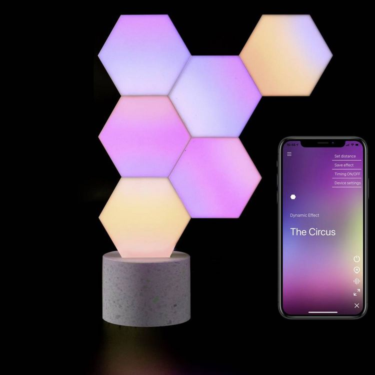 Produktbild: Cololight Smart Home Lichtsystem Cololight (Starter-Set inkl. Erweiterungsmodul) RGBW Alexa, Google Home