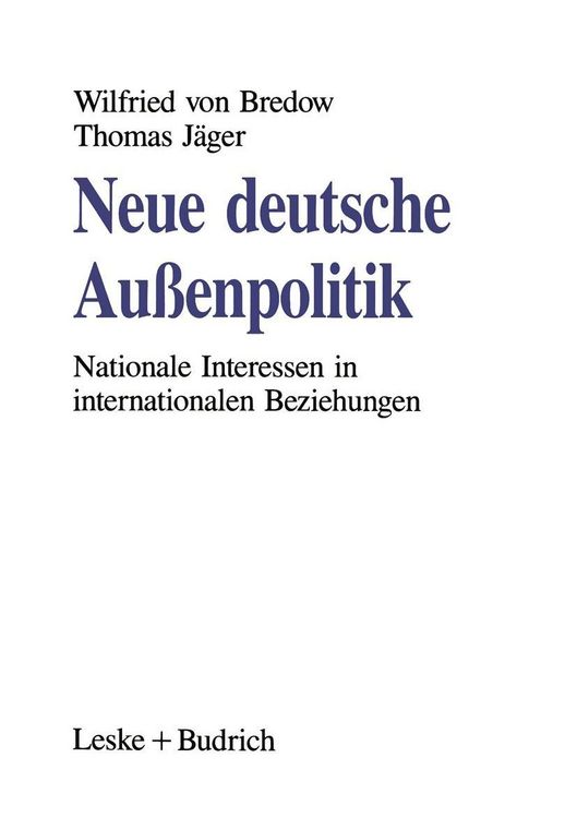 Produktbild: Neue deutsche Au&szlig;enpolitik