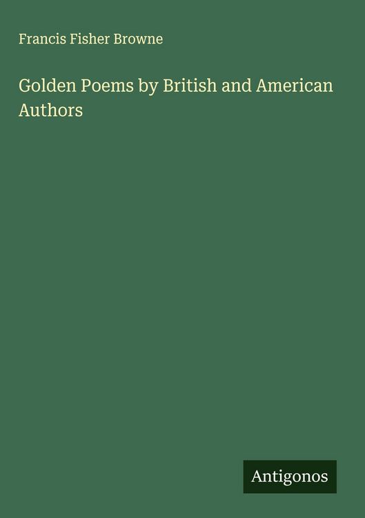 Produktbild: Golden Poems by British and American Authors